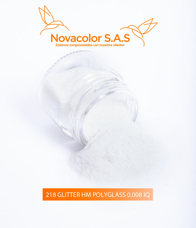 218 GLITTER HM POLYGLASS 0.008 IQ