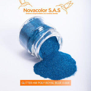 GLITTER HM POLY ROYAL BLUE 0.004