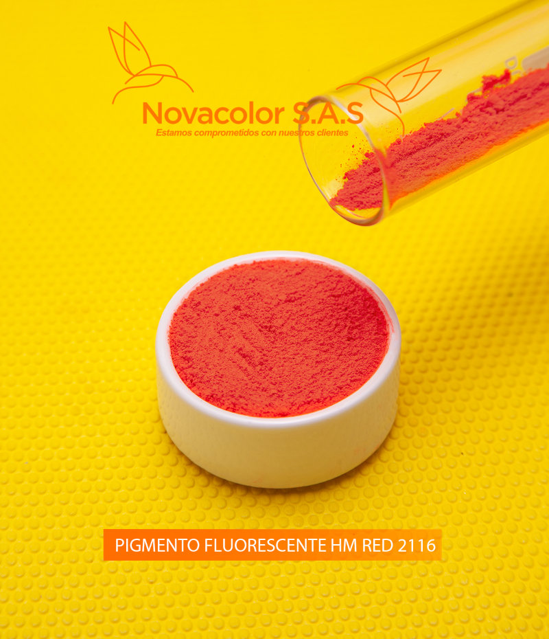 PIG. FLUORESCENTE HM RED 2116