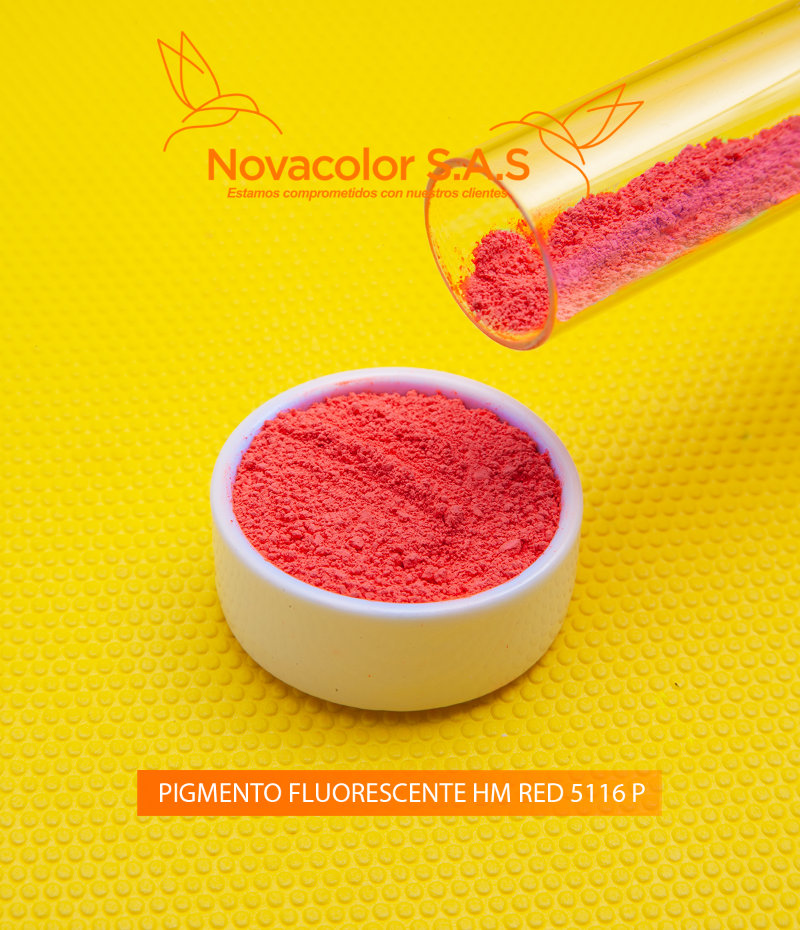 PIG. FLUORESCENTE HM RED 5116 P