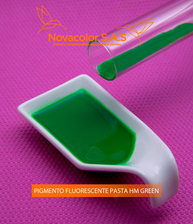 PIG. FLUORESCENTE PASTA HM GREEN