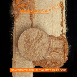 PIGMENTO PERLADO HM CS GLITTER SOLAR GOLD