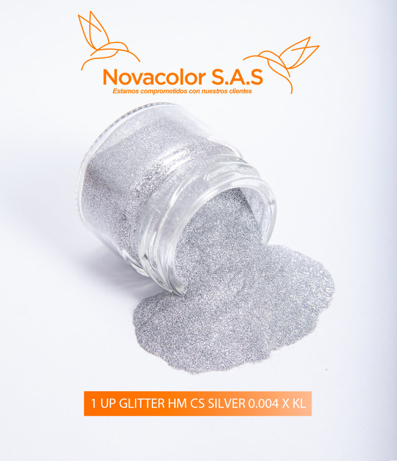 1 UP GLITTER HM CS SILVER 0.004 X KL
