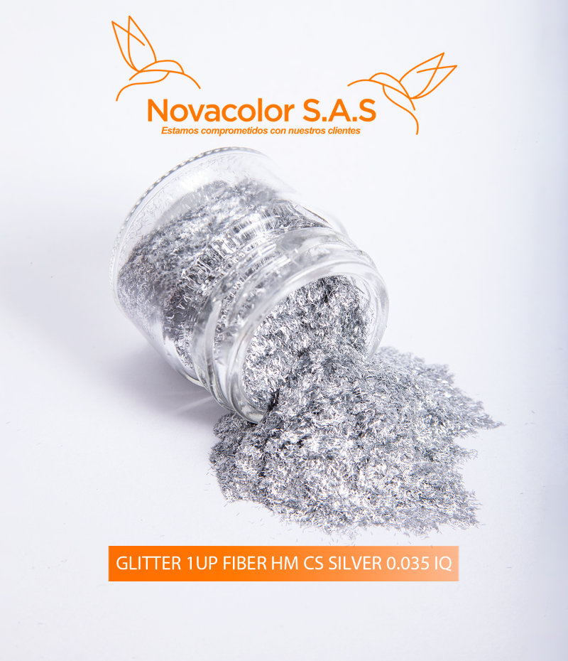 GLITTER 1 UP FIBER HM CS SILVER 0.035 IQ
