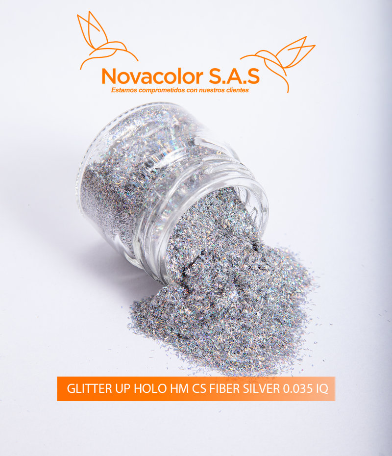GLITTER 1 UP FIBER HM CS SILVER 0.035 IQ